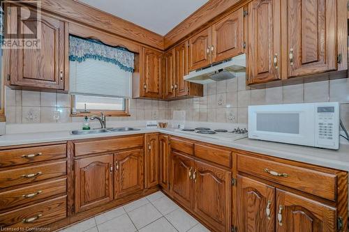 967 Mohawk Road E, Hamilton, ON - Indoor Photo Showing Kitchen With Double Sink