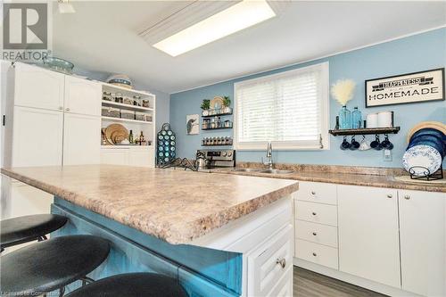 6 Semmens Street, Nanticoke, ON - Indoor Photo Showing Kitchen With Double Sink