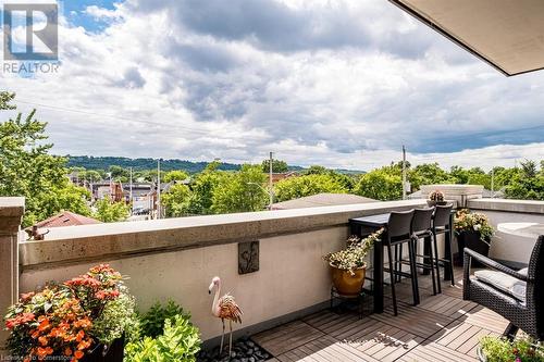 101 Locke Street S Unit# 304, Hamilton, ON - Outdoor With Deck Patio Veranda