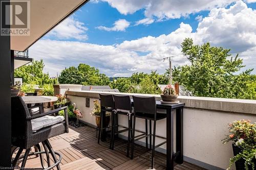 101 Locke Street S Unit# 304, Hamilton, ON - Outdoor With Deck Patio Veranda