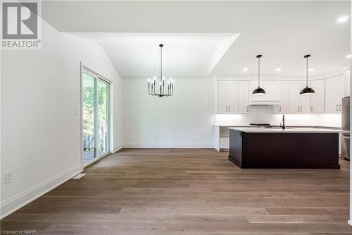 13 Charles Street, Brantford, ON - Indoor Photo Showing Kitchen With Upgraded Kitchen