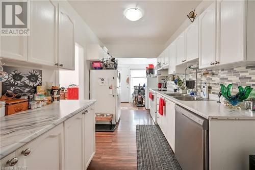 17 Albemarle Street, Hamilton, ON - Indoor Photo Showing Kitchen With Double Sink