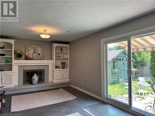 61 Napoli Drive, Hamilton, ON - Indoor With Fireplace