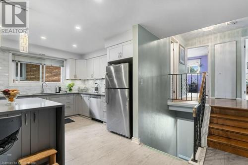 61 Napoli Drive, Hamilton, ON - Indoor Photo Showing Kitchen With Stainless Steel Kitchen