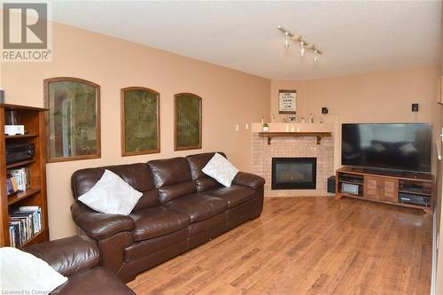 94 Grindstone Way, Waterdown, ON - Indoor Photo Showing Living Room With Fireplace