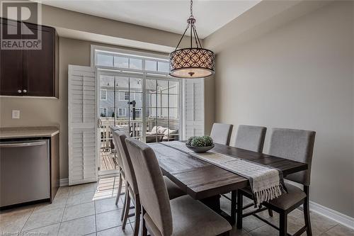 4823 Thomas Alton Boulevard Unit# 60, Burlington, ON - Indoor Photo Showing Dining Room