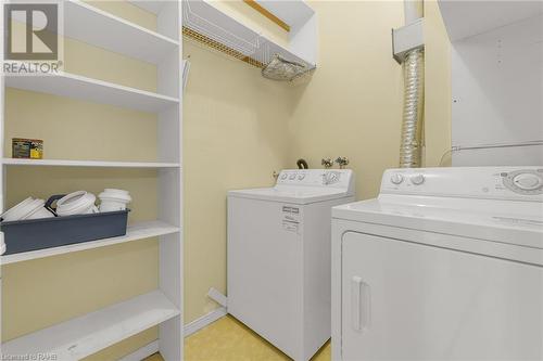 1201 North Shore Boulevard E Unit# 1105, Burlington, ON - Indoor Photo Showing Laundry Room