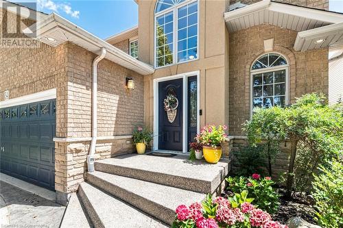 new aggregate front entryway - 54 Stonepine Crescent, Hamilton, ON - Outdoor