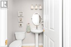 main floor powder room - 