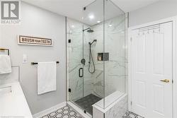 large glass shower - 