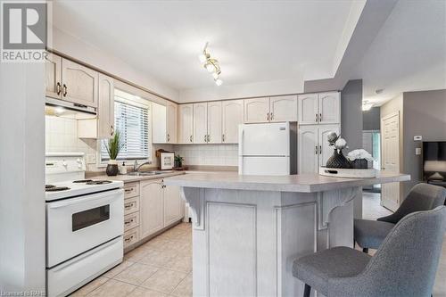 1261 Stephenson Drive, Burlington, ON - Indoor Photo Showing Kitchen With Double Sink