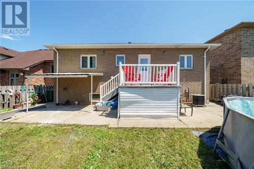 33 Tallman Street, Stoney Creek, ON - Outdoor With Above Ground Pool With Exterior