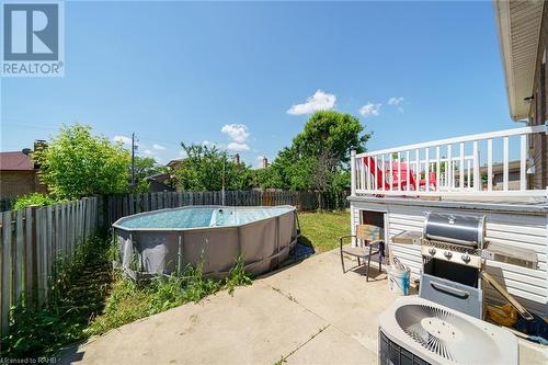 33 Tallman Street, Stoney Creek, ON - Outdoor With Above Ground Pool