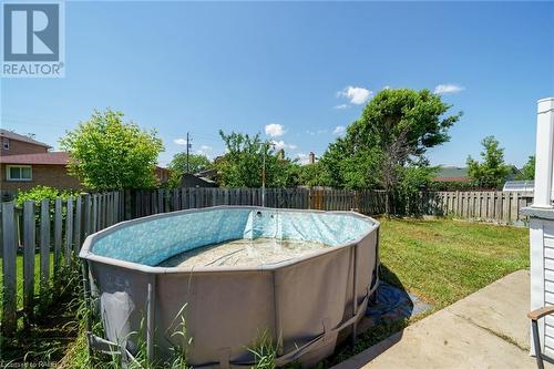 33 Tallman Street, Stoney Creek, ON - Outdoor With Above Ground Pool With Backyard