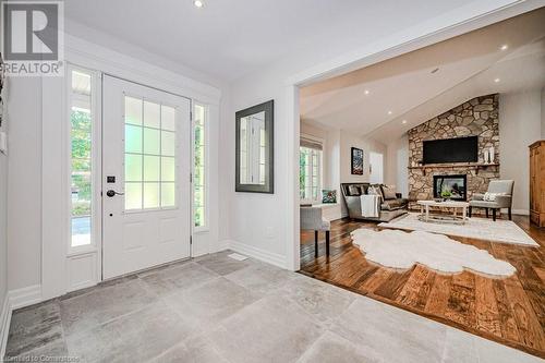 6490 Panton Street, Burlington, ON - Indoor Photo Showing Other Room With Fireplace