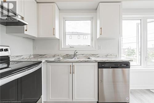 15B Bingham Road, Hamilton, ON - Indoor Photo Showing Kitchen With Double Sink