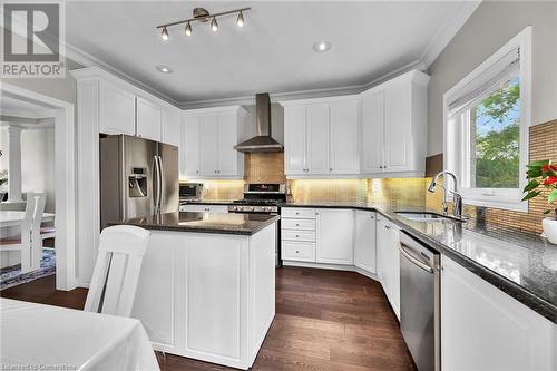 1151 Lockhart Road, Burlington, ON - Indoor Photo Showing Kitchen With Upgraded Kitchen