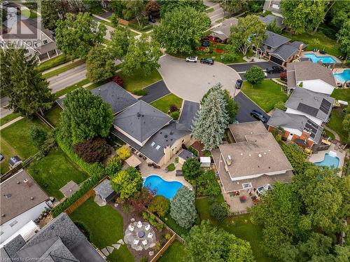 306 Oakwood Court, Burlington, ON - Outdoor With In Ground Pool With View