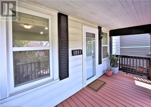 248 Fairfield Avenue, Hamilton, ON - Outdoor With Deck Patio Veranda With Exterior