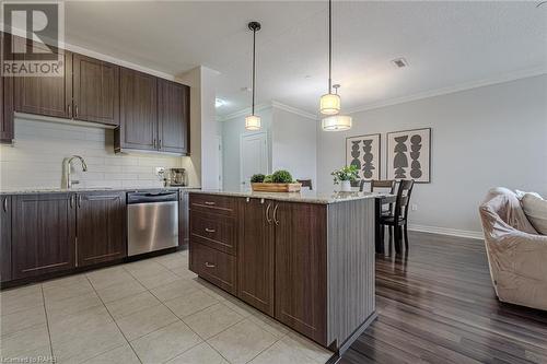 33 Whitmer Street Unit# 216, Milton, ON - Indoor Photo Showing Kitchen With Upgraded Kitchen