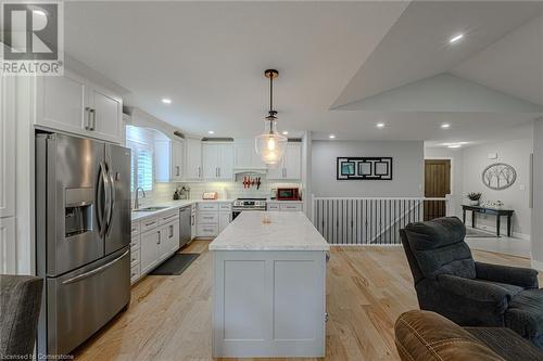 659 James Street, Delhi, ON - Indoor Photo Showing Kitchen With Double Sink