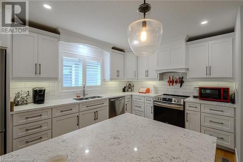 659 James Street, Delhi, ON - Indoor Photo Showing Kitchen With Double Sink With Upgraded Kitchen