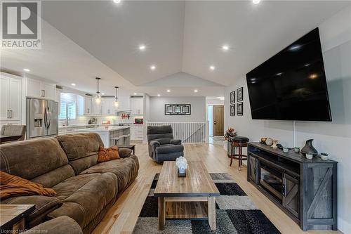 659 James Street, Delhi, ON - Indoor Photo Showing Living Room With Fireplace