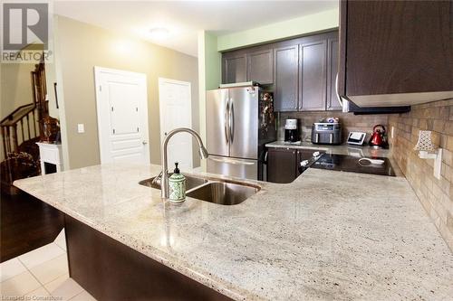 20 Springstead Avenue, Hamilton, ON - Indoor Photo Showing Kitchen With Double Sink With Upgraded Kitchen