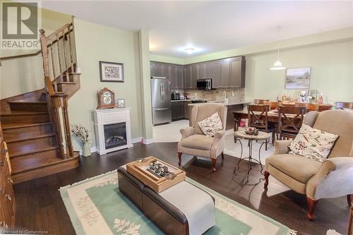 20 Springstead Avenue, Hamilton, ON - Indoor Photo Showing Living Room With Fireplace