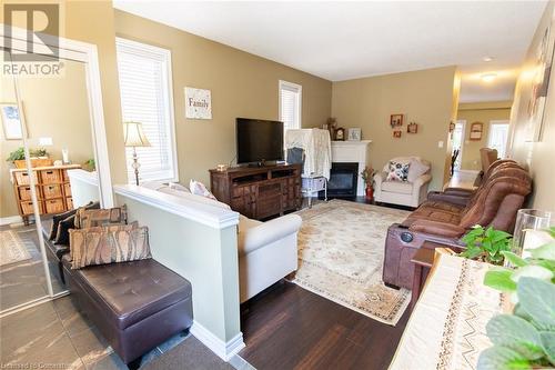 20 Springstead Avenue, Hamilton, ON - Indoor Photo Showing Living Room With Fireplace