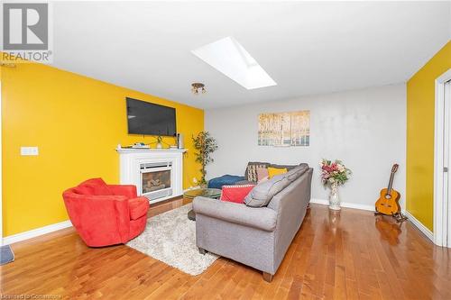 57 Tunis Street, St. Catharines, ON - Indoor Photo Showing Living Room With Fireplace