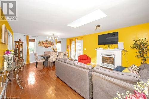 57 Tunis Street, St. Catharines, ON - Indoor Photo Showing Living Room With Fireplace