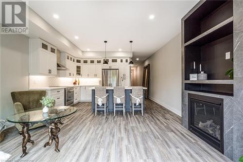 76 Melbourne Street, Hamilton, ON - Indoor Photo Showing Living Room With Fireplace