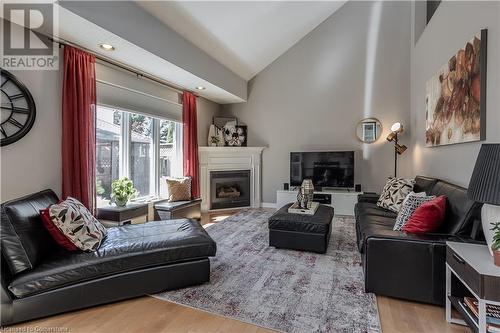 2057 Grovetree Lane, Burlington, ON - Indoor Photo Showing Living Room With Fireplace