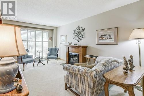 469 Woodview Road Unit# 3, Burlington, ON - Indoor Photo Showing Living Room With Fireplace