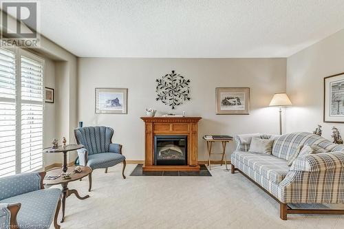 469 Woodview Road Unit# 3, Burlington, ON - Indoor Photo Showing Living Room With Fireplace