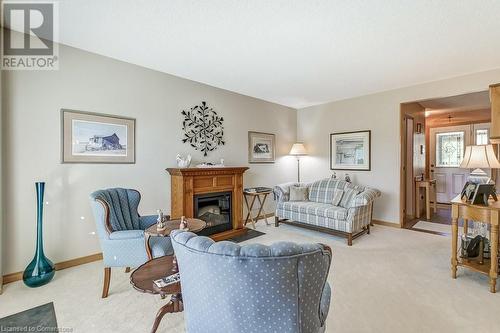 469 Woodview Road Unit# 3, Burlington, ON - Indoor Photo Showing Living Room With Fireplace