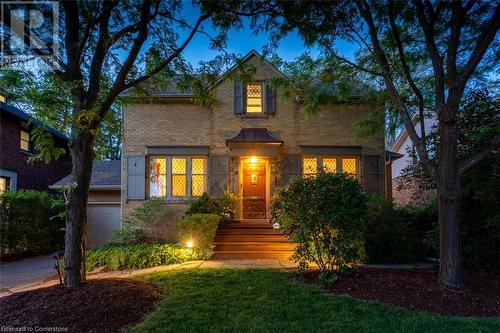 Stunning at twilight - 607 Locust Street, Burlington, ON - Outdoor With Facade