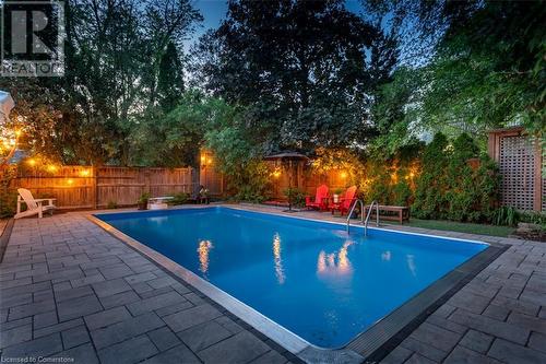 An entertainers dream - 607 Locust Street, Burlington, ON - Outdoor With In Ground Pool With Backyard