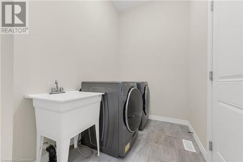 Laundry Room - garage access - 49 Dennis Drive, Smithville, ON - Indoor Photo Showing Laundry Room