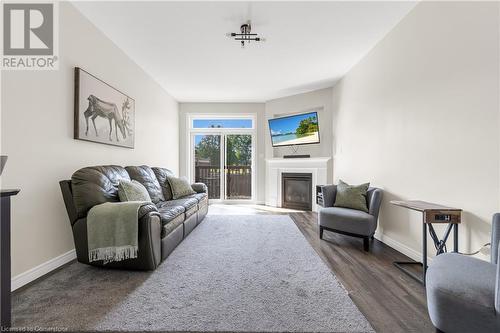 Great Room - 49 Dennis Drive, Smithville, ON - Indoor Photo Showing Living Room With Fireplace