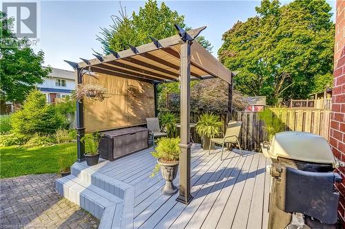 Back deck with pergola - 2141 Ghent Avenue, Burlington, ON - Outdoor With Deck Patio Veranda