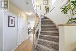 Curved stair to upper level - 