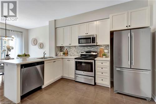 45 Royal Winter Drive Unit# 35, Binbrook, ON - Indoor Photo Showing Kitchen With Stainless Steel Kitchen With Double Sink