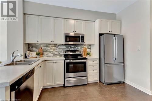 45 Royal Winter Drive Unit# 35, Binbrook, ON - Indoor Photo Showing Kitchen With Stainless Steel Kitchen With Double Sink