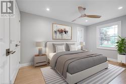 Second bedroom - virtually staged - 