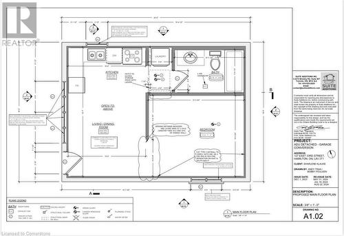 DRAFT PLAN-NOT FINALIZED YET - 127 East 33Rd Street, Hamilton, ON - Other