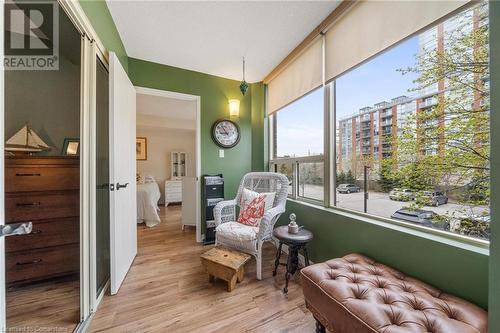 Solarium with glass doors - 1270 Maple Crossing Boulevard Unit# 204, Burlington, ON - Indoor Photo Showing Other Room