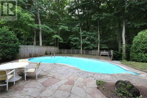 1928 Four Seasons Drive, Burlington, ON - Outdoor With In Ground Pool With Backyard