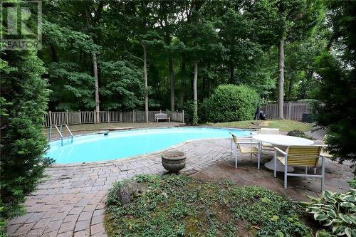 1928 Four Seasons Drive, Burlington, ON - Outdoor With In Ground Pool With Backyard